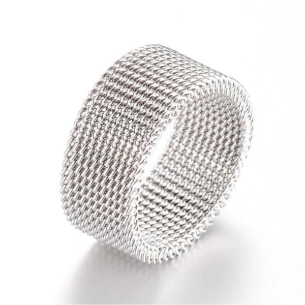 

PandaHall 304 Stainless Steel Finger Rings, Stainless Steel Color, 19mm 304 Stainless Steel
