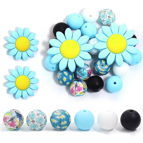 23Pcs Sunflower & R… - image