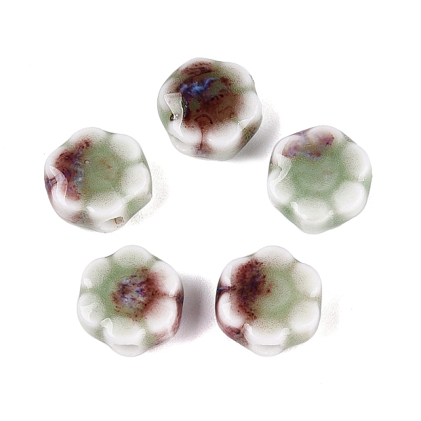 Vintage Handmade Porcelain Beads