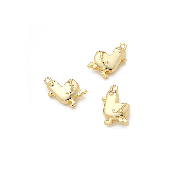 

PandaHall Brass Pendant, Real 18K Gold Plated, Chick, 14x9mm Brass Chick