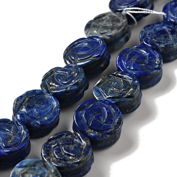 

PandaHall Natural Lapis Lazuli Beads Strands, Dyed, Rose, 14x7.5~8mm, Hole: 1.2mm, about 28~29pcs/strand, 15.16''(38.5~41.5cm) Lapis Lazuli...