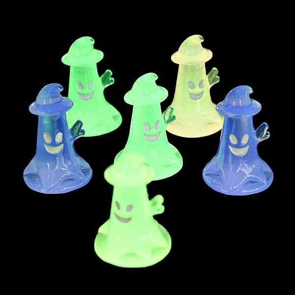 

PandaHall Halloween Luminous Resin Ghost Tree Display Decoration, Micro Landscape Decorations, Glow in the Dark, Mixed Color, 27x38mm Resin..., Multicolor