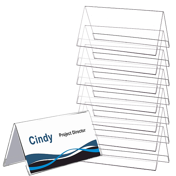 Acrylic Table Number Sign Tent Holder