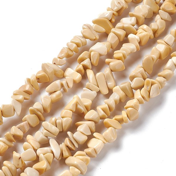 

PandaHall Natural Yellow Jade Chip Beads Strands, 5~19.5x3~8.5x1.5~7.5mm, Hole: 1mm, about 221~293pcs/strand, 31.10~32.68 inch(79~83cm)...