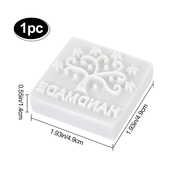 

PandaHall CRASPIRE Soap Mould Stamp Resin Paradise Tree Soap Chapter Handmade Stamping Mould Imprint Stamp for DIY Handmade Soap Supplies...