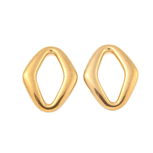 

PandaHall 304 Stainless Steel Linking Rings, Horse Eye, Golden, 19.5x15x2.5mm, Inner Diameter: 15x7mm 304 Stainless Steel Horse Eye