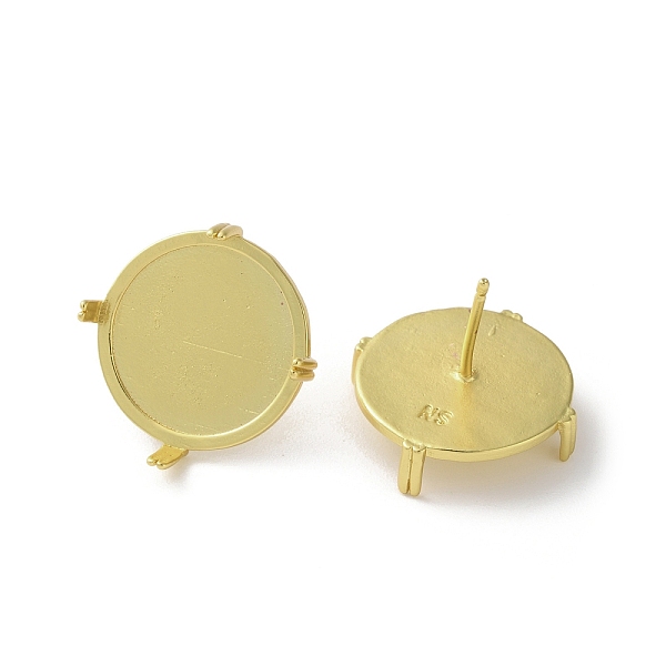 Brass Stud Earrings… - image