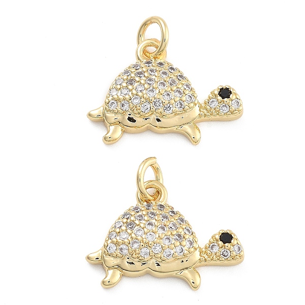 

PandaHall Brass Pave Clear Cubic Zirconia Pendants, Tortoise, with Jump Ring, Tortoise, 12x17.5x4mm, Hole: 5mm Brass+Cubic Zirconia Tortoise...