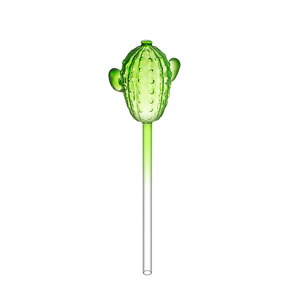 

PandaHall Glass Self-Watering Stakes, Flower Automatic Watering Device, Garden Waterer, Cactus, 50x80x260mm Glass Cactus