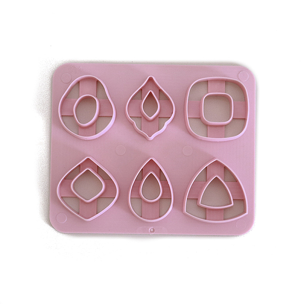 PandaHall ABS Plastic Plasticine Tools, Clay Dough Cutters, Moulds, Modelling Tools, Modeling Clay Toys for Children, Square/Triangle...