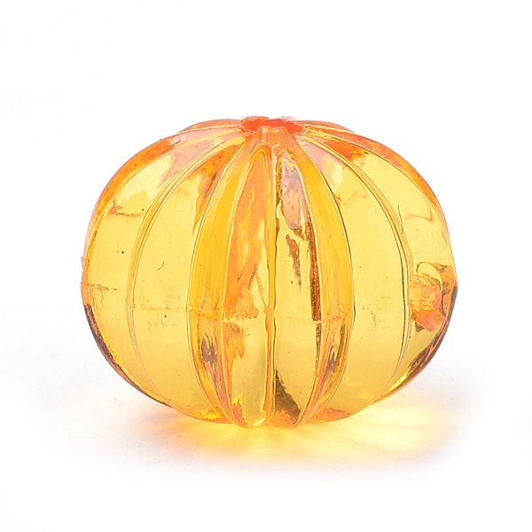 

PandaHall Transparent Acrylic Beads, Lantern, Orange, 13x11mm, Hole: 1.5mm Acrylic Lantern Orange