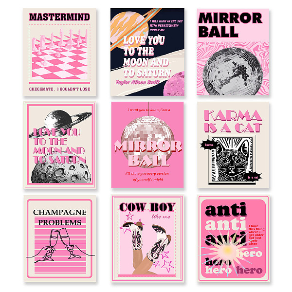 

PandaHall Chemical Fiber Oil Canvas Hanging Painting, Home Wall Decoration, Rectangle, Earth Pattern, 250x200mm, 9 style, 1pc/style...