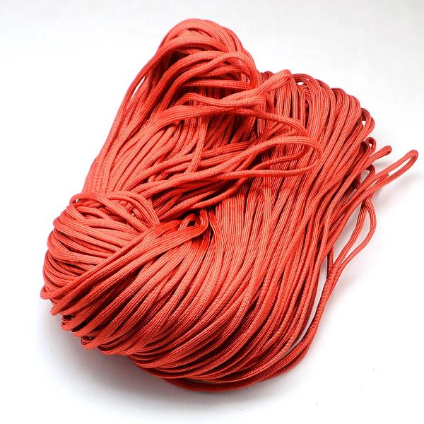 

PandaHall 7 Inner Cores Polyester & Spandex Cord Ropes, Solid Color, for Rope Bracelets Making, Red, 4~5mm, about 109.36 yards(100m)/bundle...