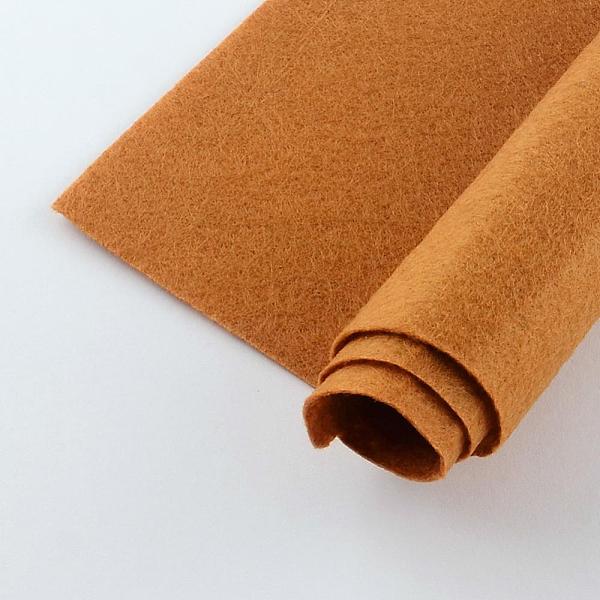 PandaHall Non Woven Fabric Embroidery Needle Felt for DIY Crafts, Square, Chocolate, 298~300x298~300x1mm, about 50pcs/bag Cloth Brown