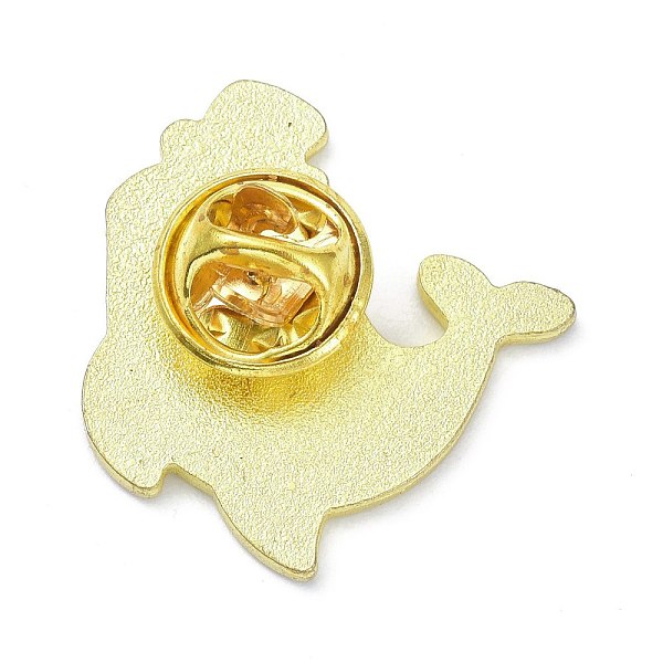 

PandaHall Cute Whale Alloy Enamel Brooches, Enamel Pin, Marine Blue, 26x24x10mm Alloy+Enamel