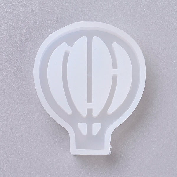 

PandaHall Silicone Molds, Resin Casting Molds, For UV Resin, Epoxy Resin Jewelry Making, Hot Air Balloon, White, 52x44x8.5mm Silicone...