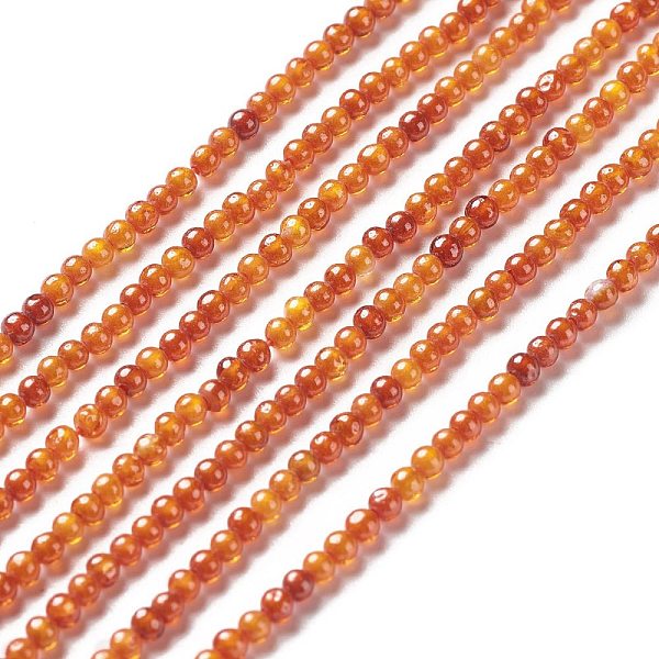 

PandaHall Cubic Zirconia Bead Strands, Round, Orange, 2~2.5mm, Hole: 0.6mm, about 193pcs/strand, 14.57~15.08 inch (37~38.3cm) Cubic Zirconia...