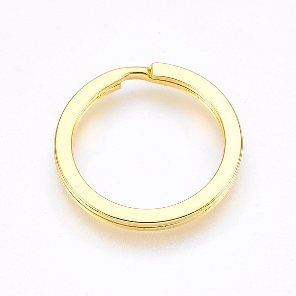 

PandaHall Alloy Split Key Rings, Keychain Clasp Findings, Golden, 25x2mm, Inner Diameter: 20mm Alloy Ring