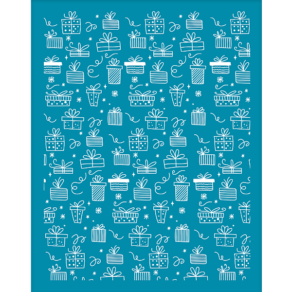 

PandaHall Silk Screen Printing Stencil, for Painting on Wood, DIY Decoration T-Shirt Fabric, Gift Pattern, 100x127mm Nylon Others Cyan