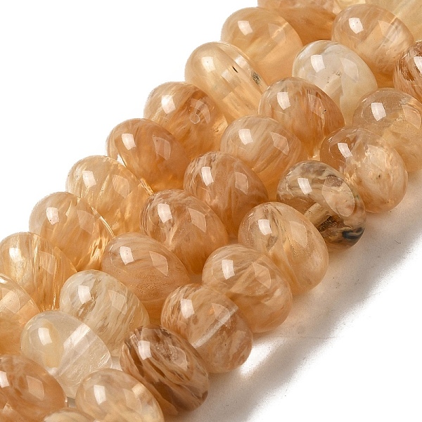 

PandaHall Watermelon Stone Glass Beads Strands, Rondelle, 10x6~6.5mm, Hole: 1mm, about 59~61pcs/strand, 14.57~15.16 inch(37~38.5cm) Other...