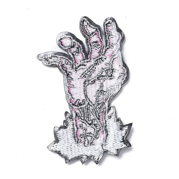 

PandaHall Computerized Embroidery Cloth Iron on/Sew on Patches, Costume Accessories, Appliques, for Backpacks, Clothes, Halloween, Hand, Hot...