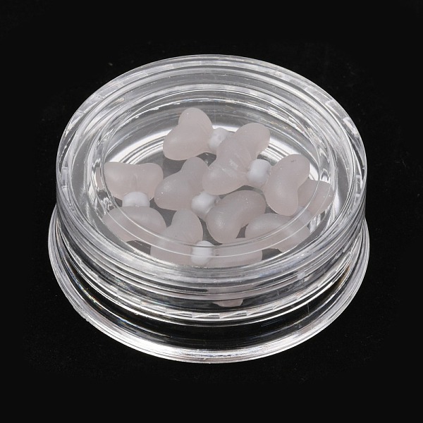 

PandaHall Frosted Plastic Cabochons Nail, Nail Art Decoration Accessories for Women, Bowknot, Gray, 12x8.5x3.8mm Plastic Bowknot Gray