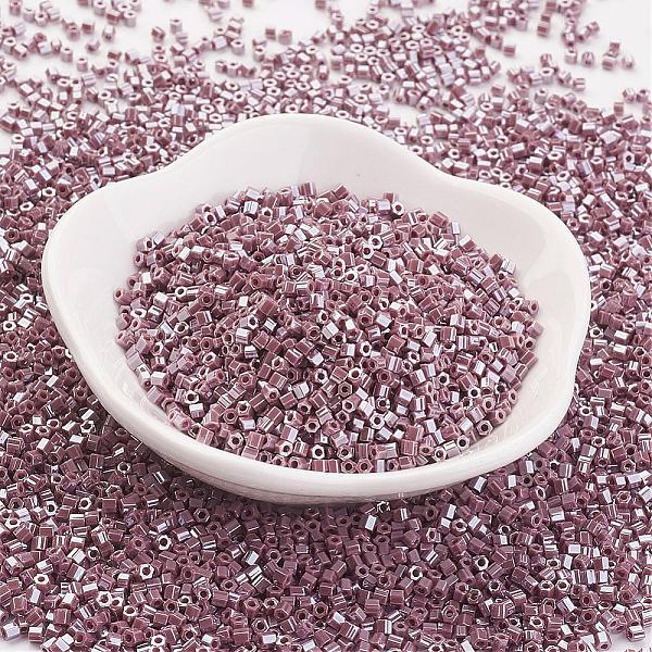 

PandaHall TOHO Japanese Seed Beads, 11/0, Two Cut Hexagon, (133) Opaque Luster Lavender, 2x2mm, Hole: 0.6mm, about 44000pcs/pound Glass..., Purple