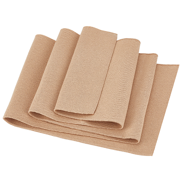 

PandaHall Cotton Strechy Kintted Rib Fabric, for Clothing Accessories, Camel, 99x14.7x0.12cm Cotton Brown