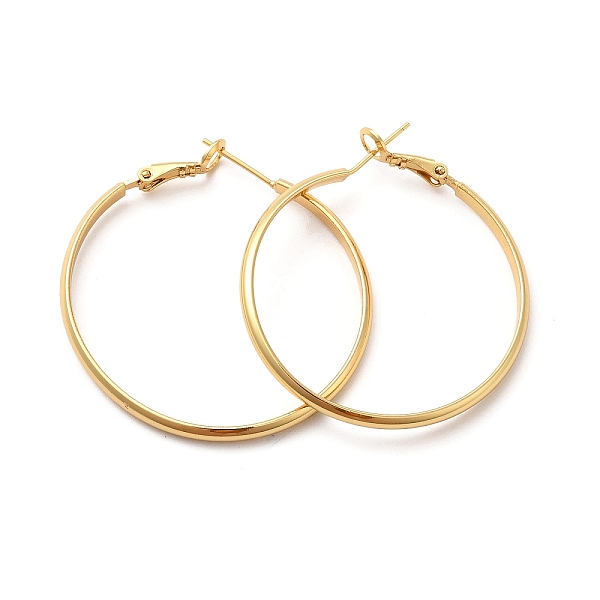 

PandaHall Rack Plating Brass Huggie Hoop Earrings, Long-Lasting Plated Jewelry for Women, Cadmium Free & Lead Free, Real 18K Gold Plated...