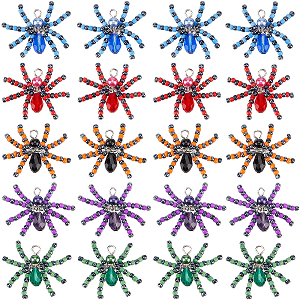 20Pcs Halloween Spi… - image