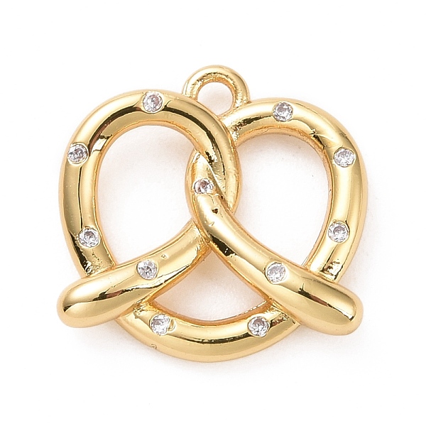 

PandaHall Eco-friendly Brass Micro Pave Cubic Zirconia Pendants, Cadmium Free & Lead Free, Long-Lasting Plated, Golden, Brezen, Clear...
