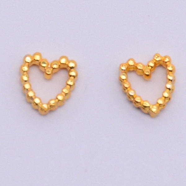 

PandaHall Alloy Cabochons, UV Resin Filling Materilal, Cadmium Free & Lead Free, Heart, Golden, 6.5x6x2mm Alloy Heart