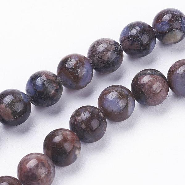 

PandaHall Natural Glaucophane Beads Strands, Round, Saddle Brown, 4mm, Hole: 0.8mm, about 62pcs/strand, 15.3 inch(39cm) Glaucophane Round...
