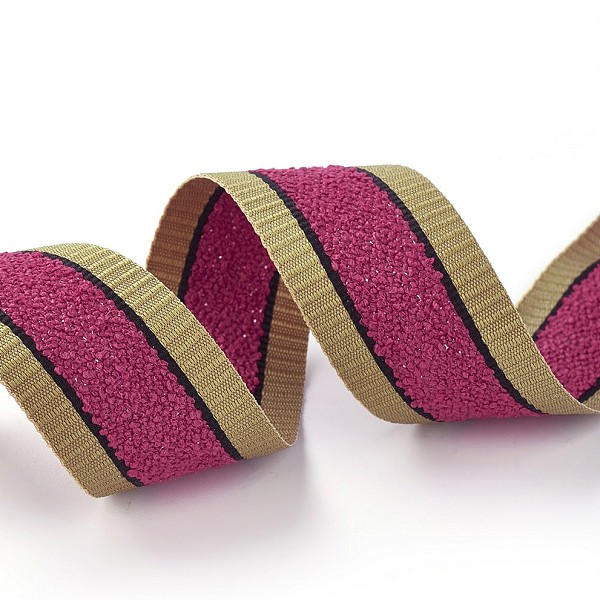 

PandaHall Polyester Ribbon, for Jewelry Making, Colorful, 1 inch(26mm), 50yards/roll(45.72m/roll) Polyester None