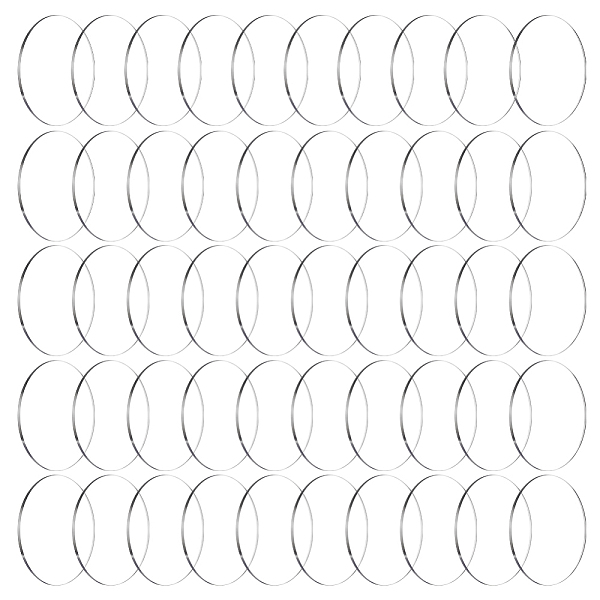 

PandaHall 50Pcs Acrylic Flat Round Action Figure Display Bases, Clear, 40x2mm Acrylic Flat Round Clear