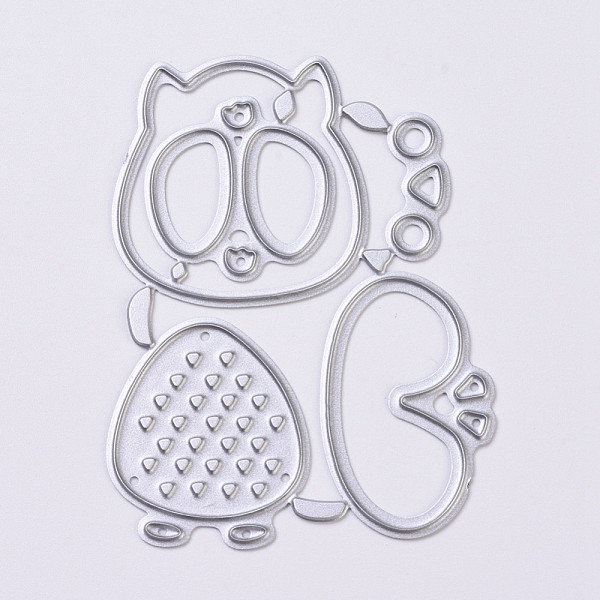 

PandaHall Carbon Steel Cutting Dies Stencils, for DIY Scrapbooking/Photo Album, Decorative Embossing DIY Paper Card, Owl, Matte Platinum...