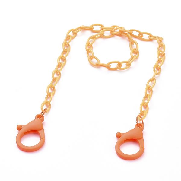 Персонализированные ожерелья-цепочки из абс-пластика