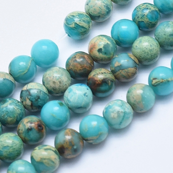 Fili Di Perline Naturali Aqua Jasper