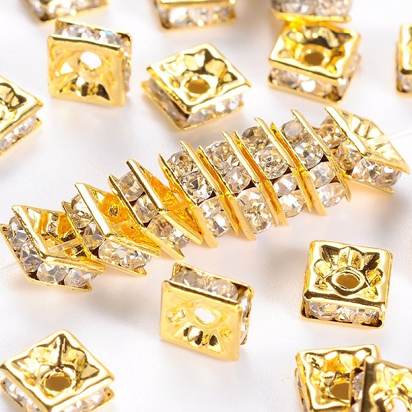 Brass Rhinestone Sp… - image