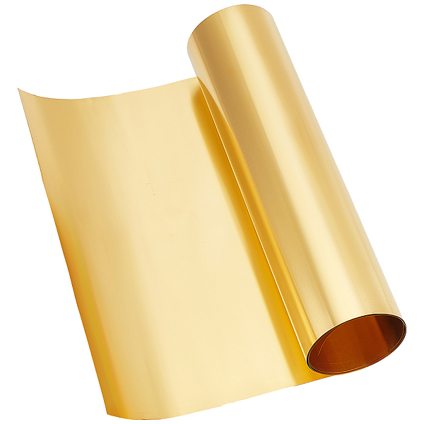 

PandaHall Copper Sheet Rolls, Gold, 30x0.01cm Copper Gold