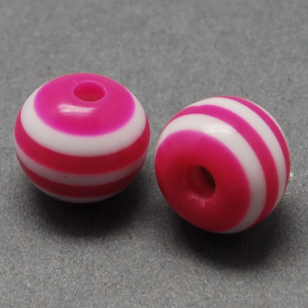 Round Striped Resin… - image