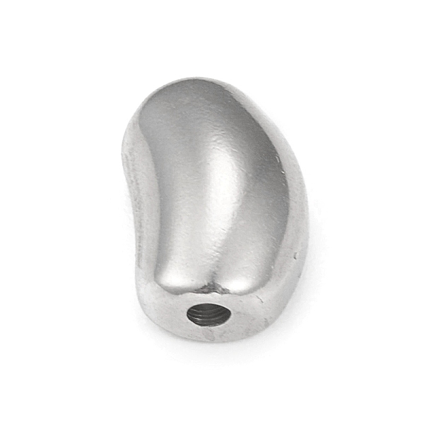 

PandaHall 304 Stainless Steel Beads, Bean, Stainless Steel Color, 9x6x5.5mm, Hole: 1.6mm 304 Stainless Steel Others