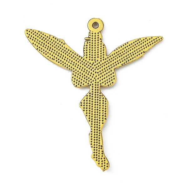 

PandaHall Tibetan Style Alloy Pendants, Halloween, Lead Free and Cadmium Free, Antique Golden, Fairy, 51x46x2mm, Hole: 1.5mm, about...