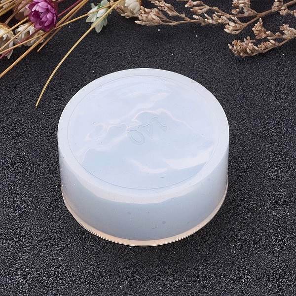 

PandaHall Flat Round Shape DIY Silicone Molds, Resin Casting Molds, For UV Resin, Epoxy Resin Jewelry Making, White, 37.5x17mm, Inner Size...
