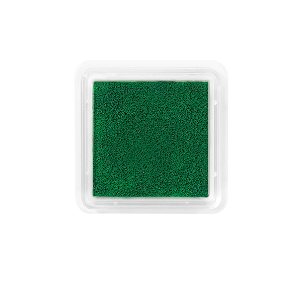 

PandaHall Plastic Craft Finger Ink Pad Stamps, for Kid DIY Paper Art Craft, Scrapbooking, Square, Dark Green, 30x30mm Plastic Square