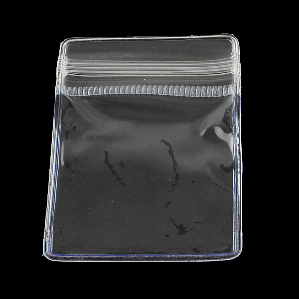 

PandaHall PVC Zip Lock Bags, Resealable Bags, Self Seal Bag, Rectangle, Clear, 6x4cm, Unilateral Thickness: 4.5 Mil(0.115mm) PVC Clear