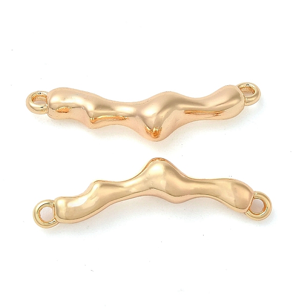 

PandaHall Brass Connector Charms, Nickel Free, Arch Links, Real 18K Gold Plated, 8x27x5mm, Hole: 1.2mm Brass Arch