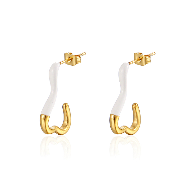 

PandaHall Stainless Steel Stud Earrings for Women Stainless Steel