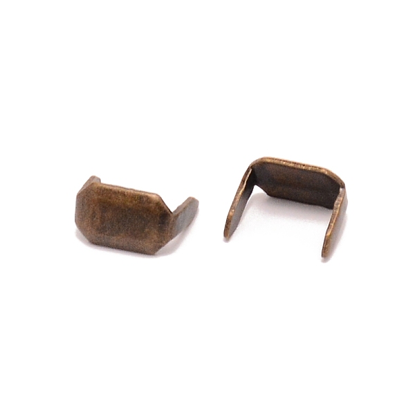 

PandaHall Bras Claps, for Belt, Bag Replacement Accessories, Rectangle, Antique Bronze, 5x8x7mm Brass Rectangle
