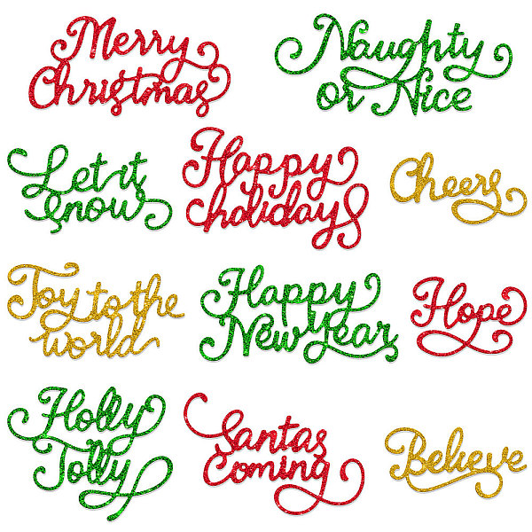 

PandaHall GLOBLELAND Christmas Text Embossing Template Mould Thanksgiving Grateful Words Carbon Steel Die Cuts for Scrapbooking Card DIY...